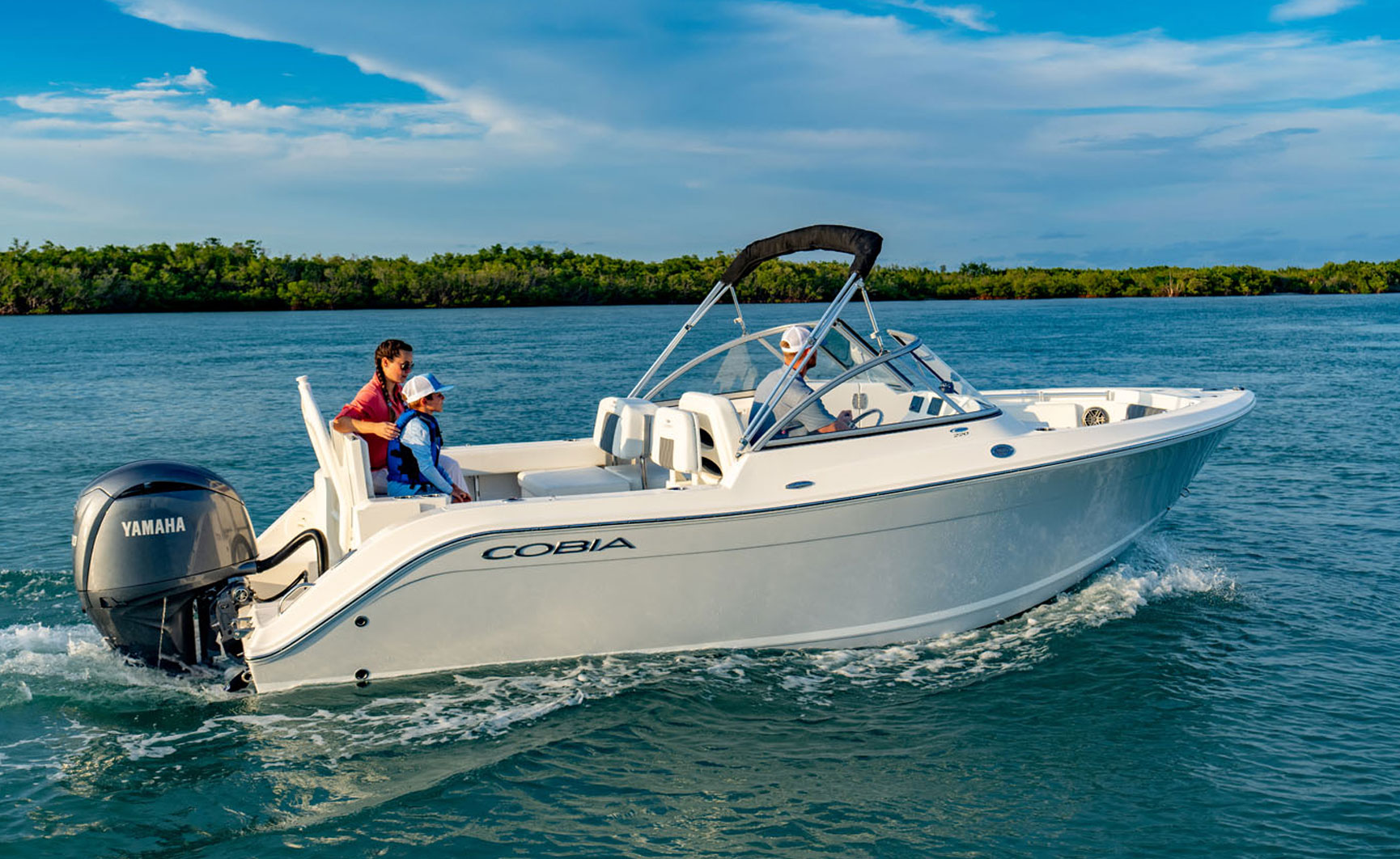 220 DC Boat on water